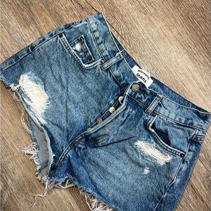Reformation Jeans Dixie High Rise Denim Shorts Size 25